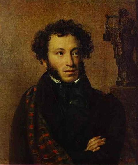 Orest Kiprensky "Portrait of Alexander Pushkin" 1827